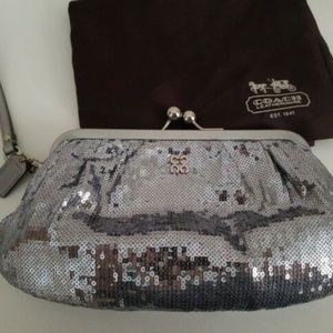 Coach Bags - Coach Sequin Clutch Coach Bags - Coach Sequin Clutch
